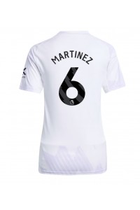 Manchester United Lisandro Martinez #6 Voetbaltruitje Uit tenue Dames 2025-26 Korte Mouw